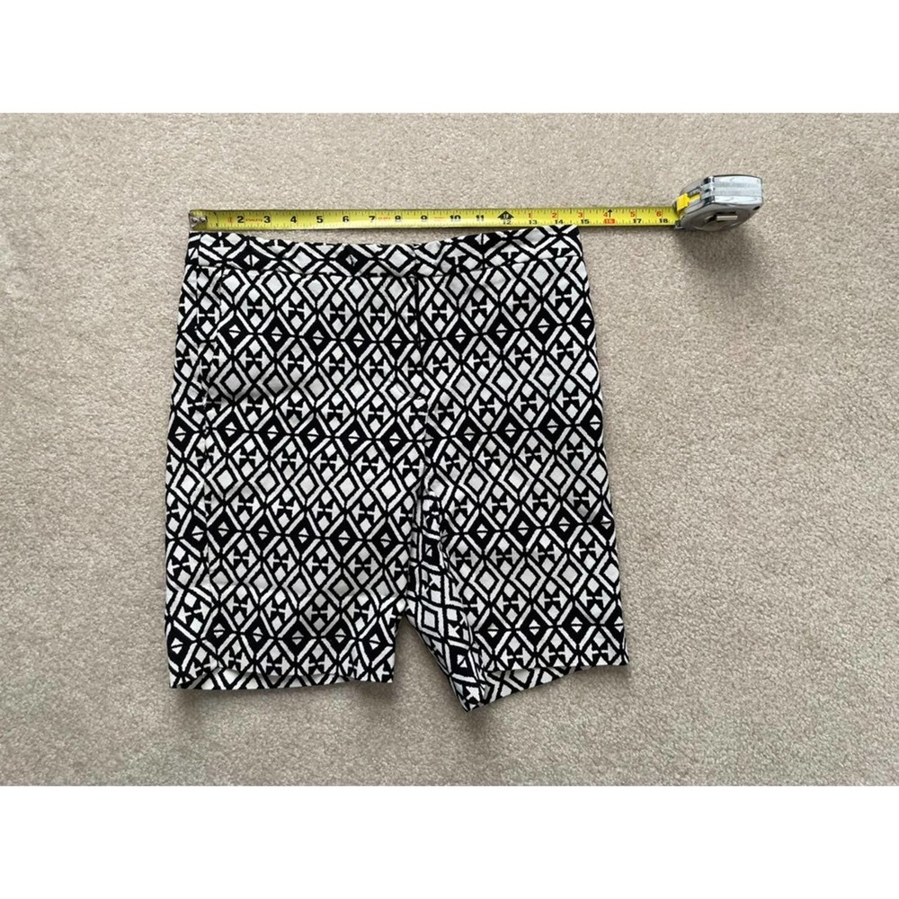 WOMEN Shorts Mario Serrani Black Pattern Sz 4
